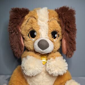Disney Lady And The Tramp Plush Babies Cocker Spaniel Puppy Dog Stuffed Animal